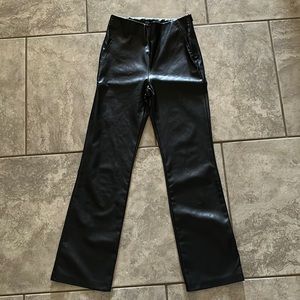 Zara Leather Pants NEW